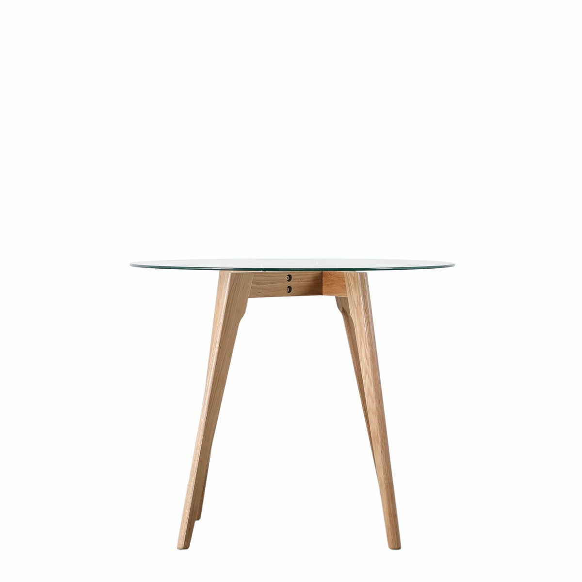Barwick Round Dining Table Oak 900x900x750mm.