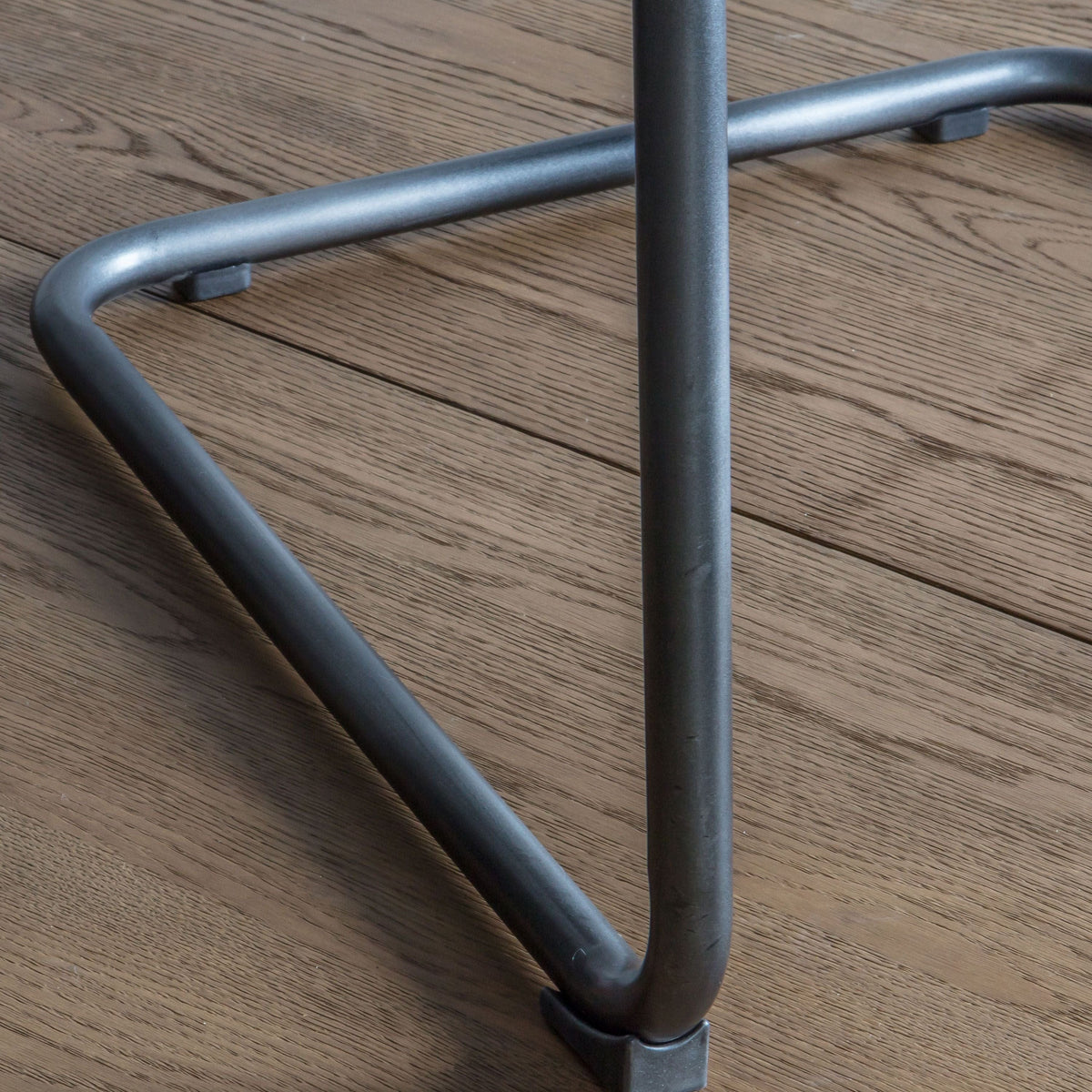 Bilbrook Leather Chair Antique Ebony W520 x D620 x H880mm.