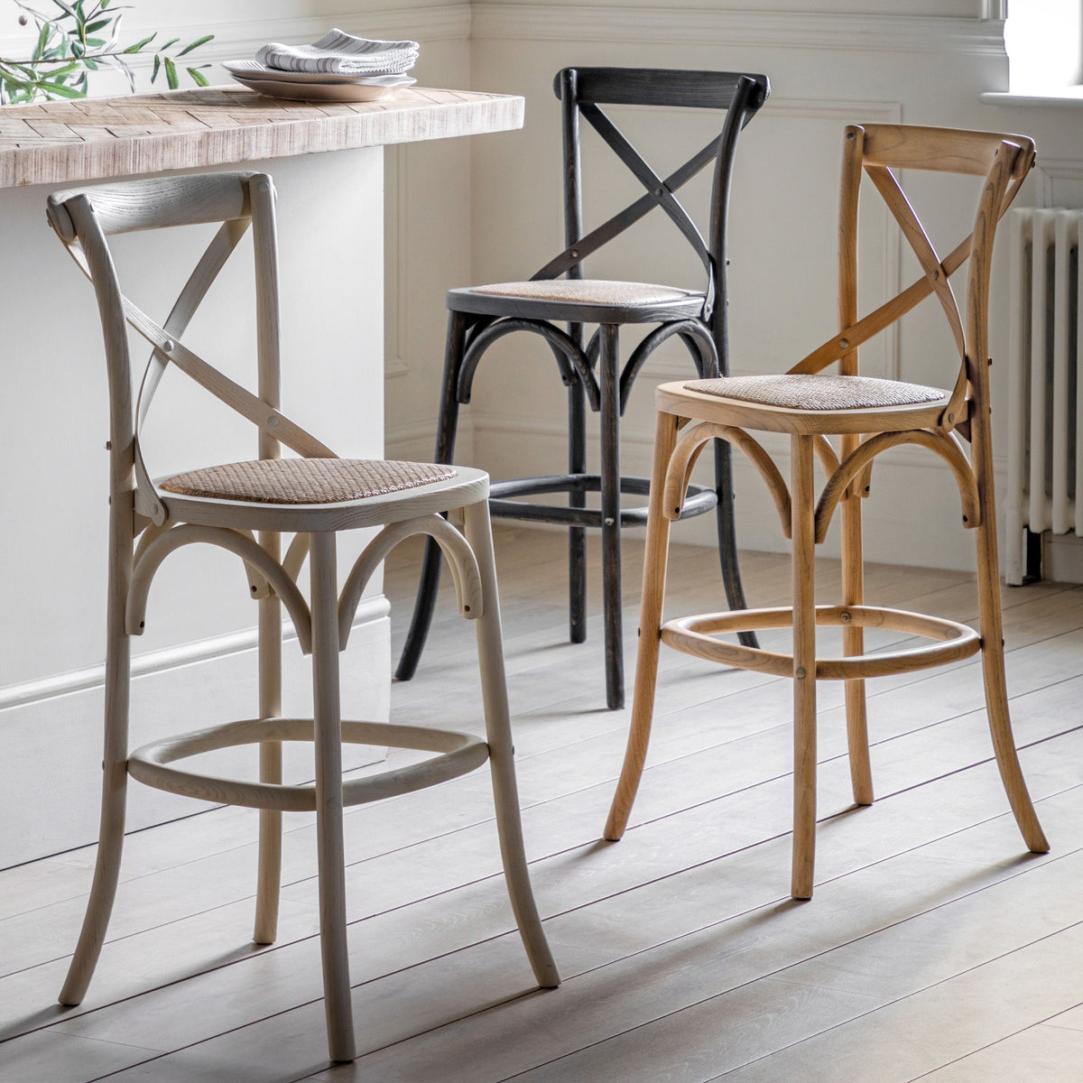 Birk Stool 2pk - Natural.
