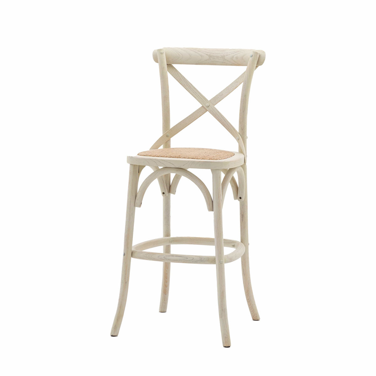 Birk Stool 2pk - White.
