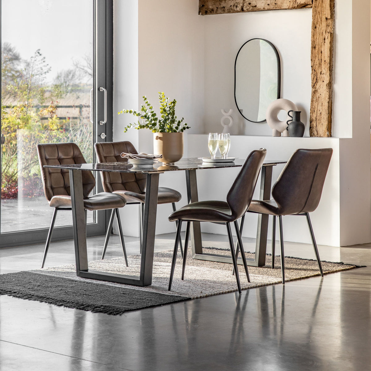 Bramwell Dining Table - Black.