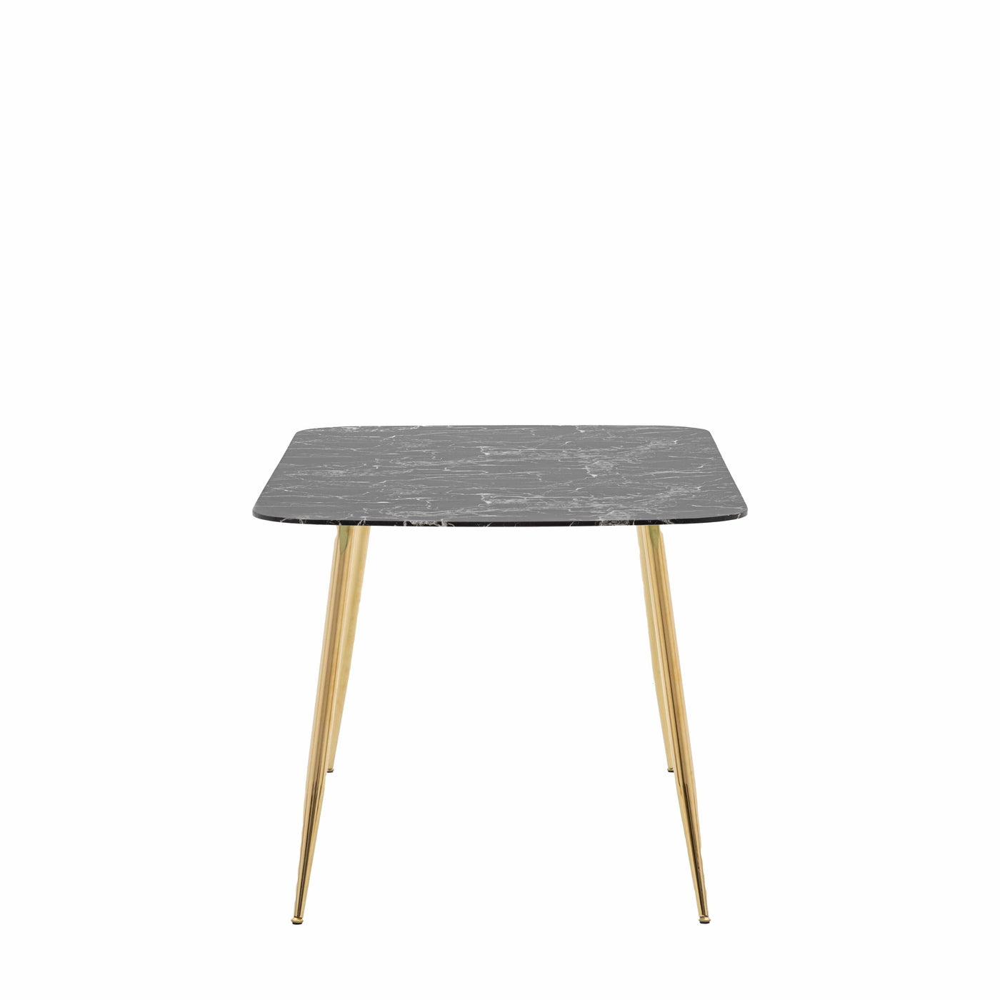 Bodhi Dining Burnrigg Dining Table - Black/Gold House of Isabella UK