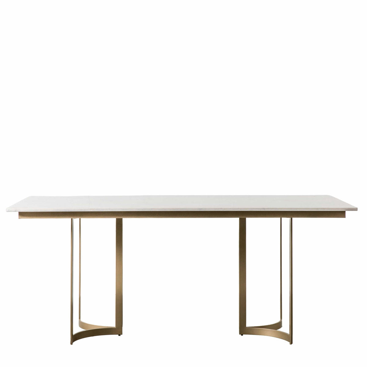 Burntisland Dining Table Gold 1800x900x760mm.