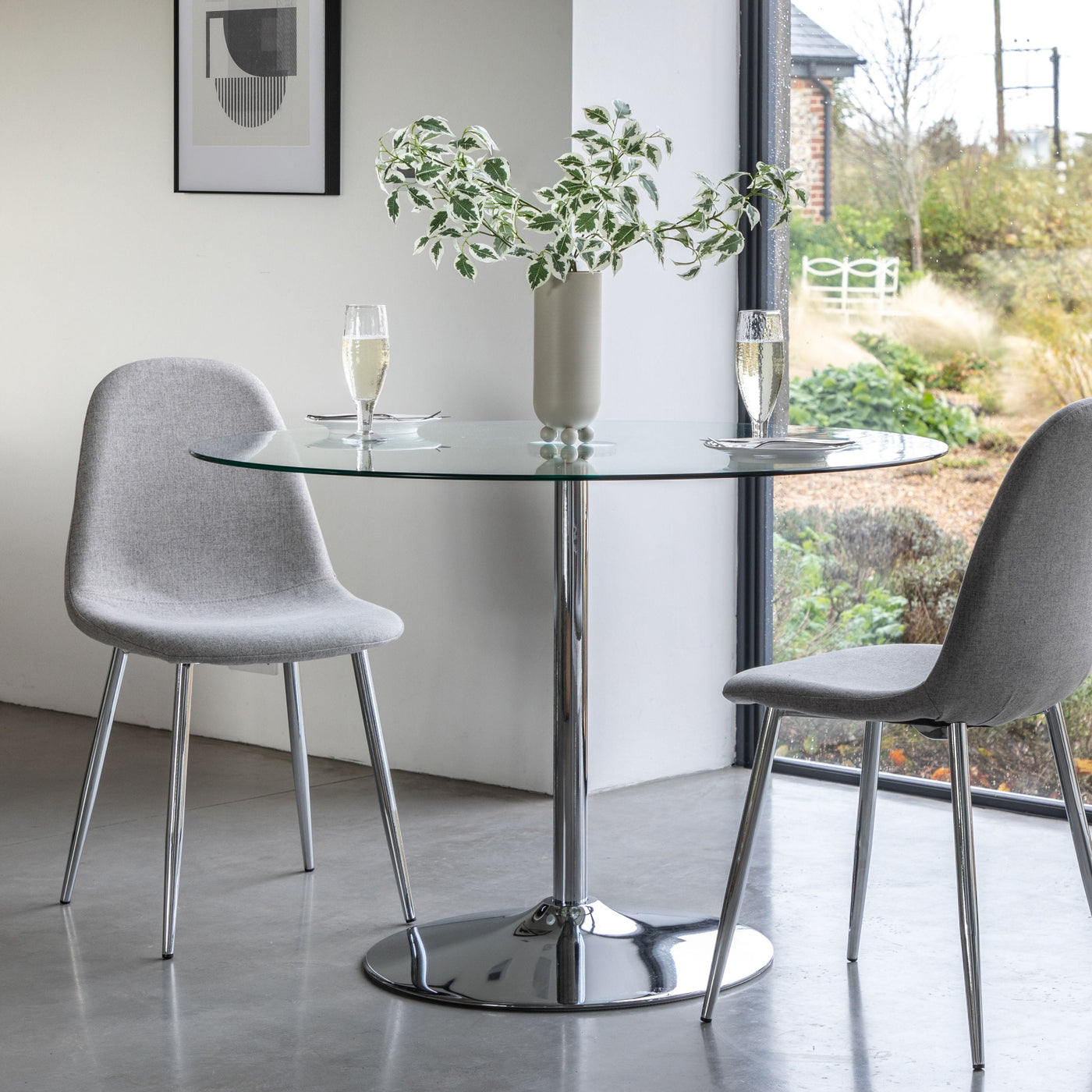 Bodhi Dining Cadsden Dining Table - Clear House of Isabella UK