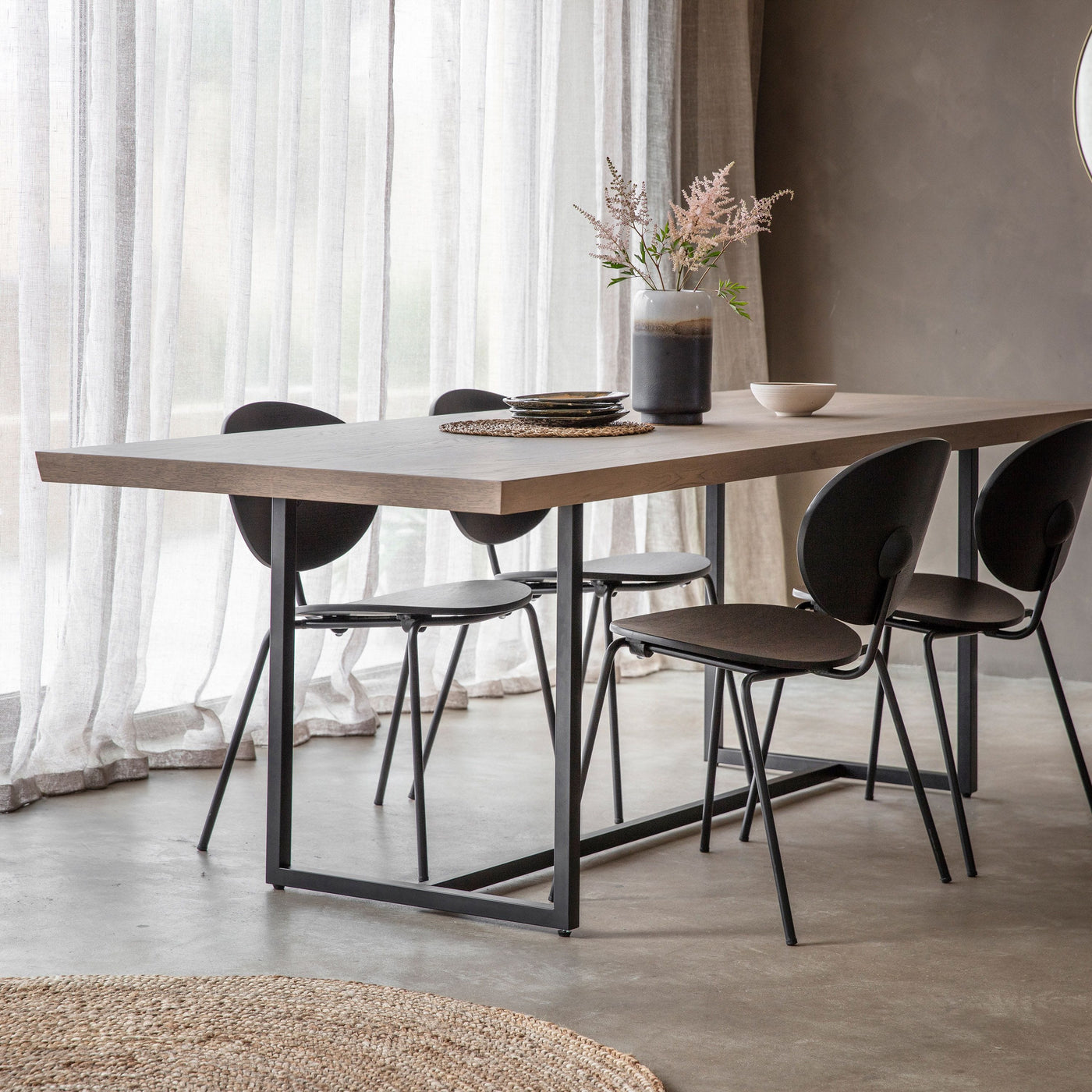 Bodhi Dining Calvo Dining Table - Grey House of Isabella UK