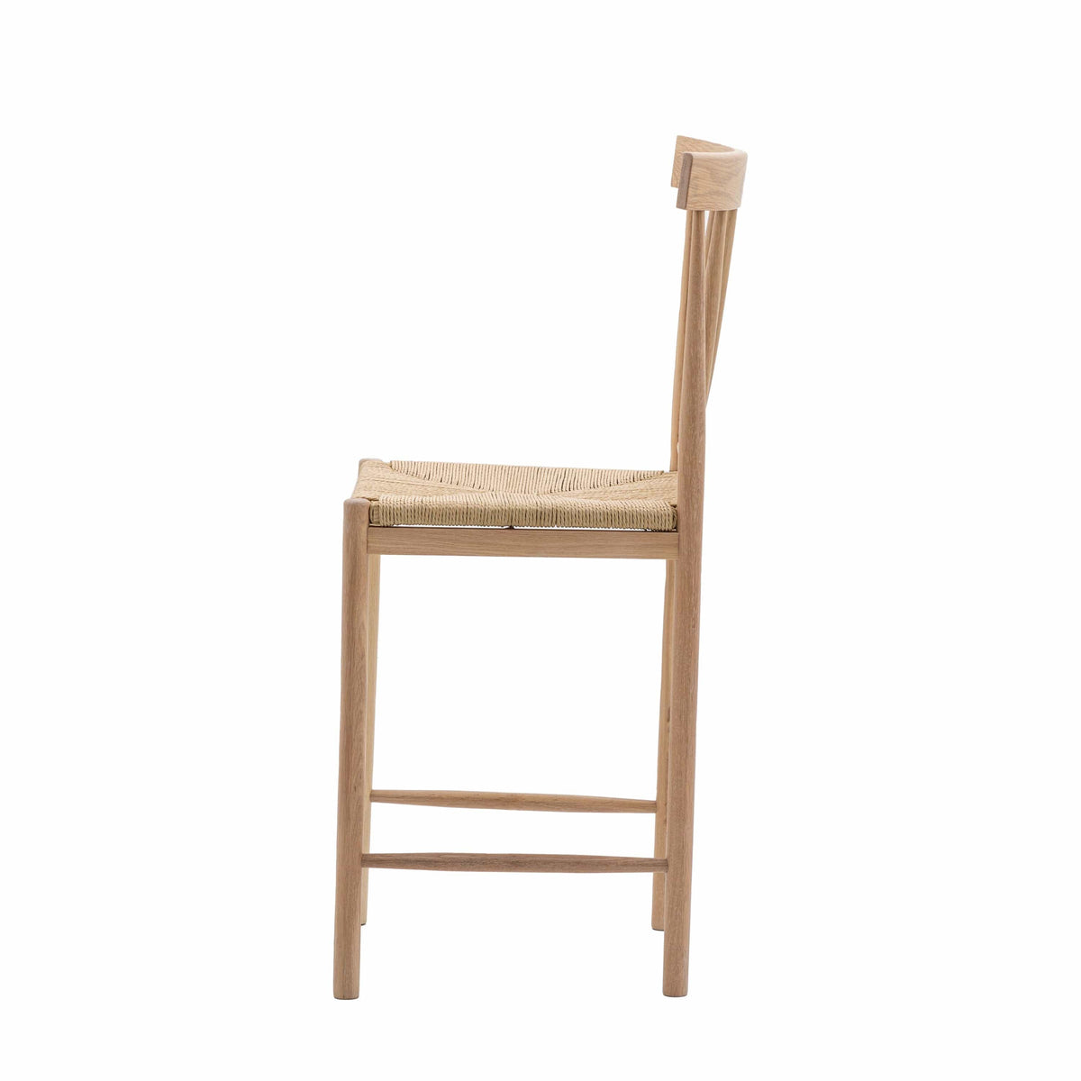 Bodhi Dining Chapel Bar Stool 2pk - Natural House of Isabella UK