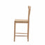 Bodhi Dining Chapel Bar Stool 2pk - Natural House of Isabella UK