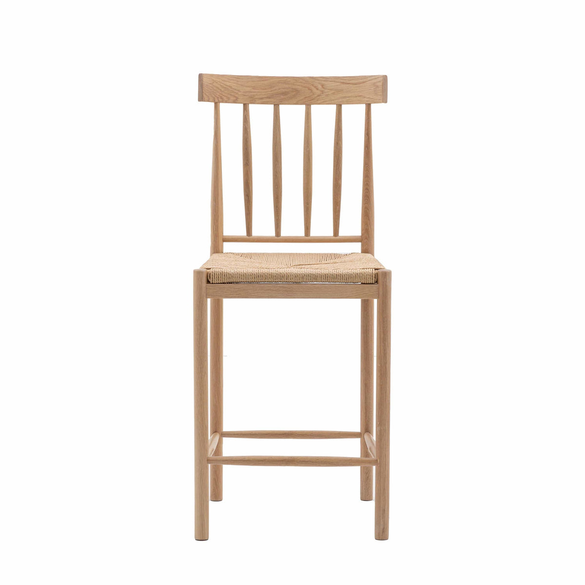 Bodhi Dining Chapel Bar Stool 2pk - Natural House of Isabella UK