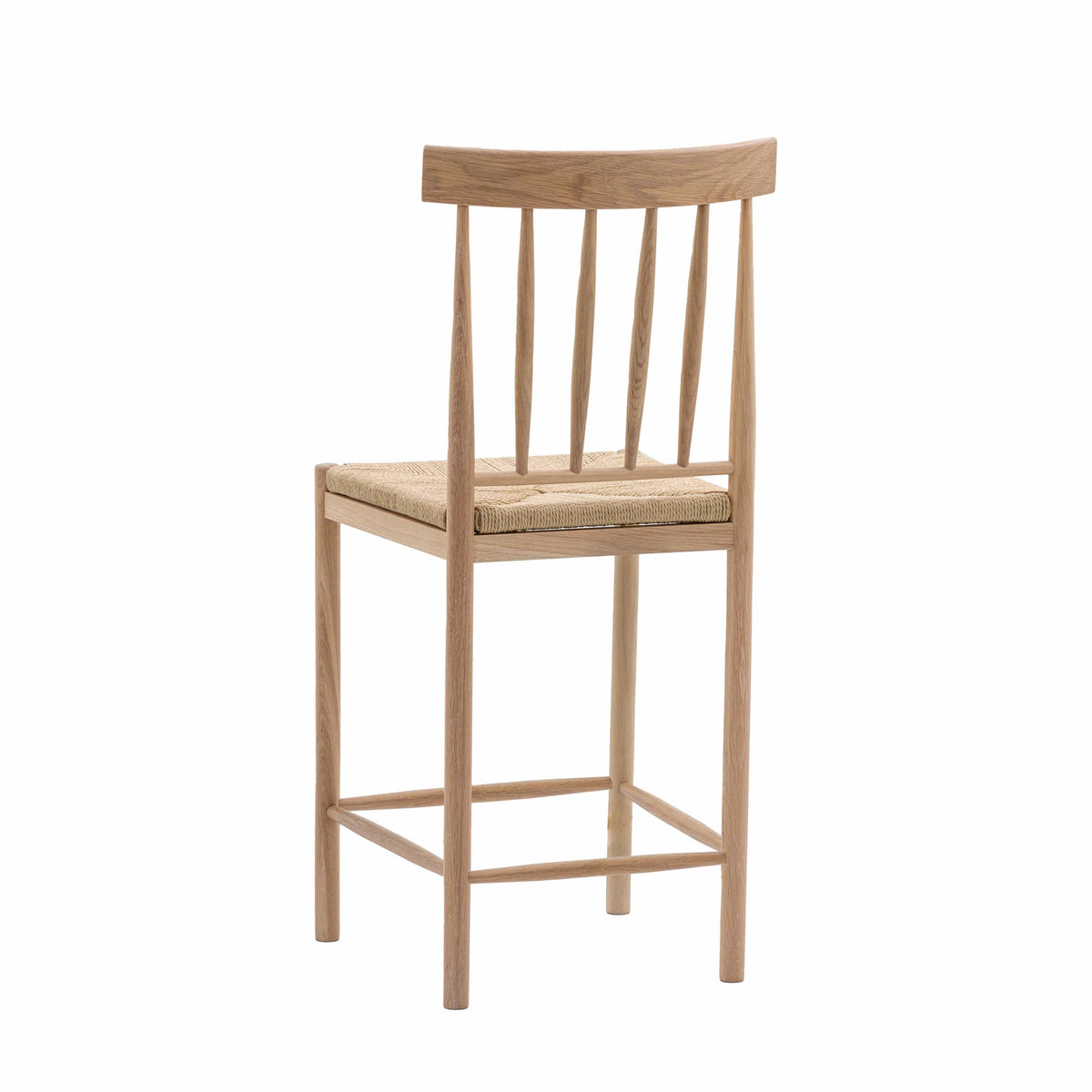 Bodhi Dining Chapel Bar Stool 2pk - Natural House of Isabella UK