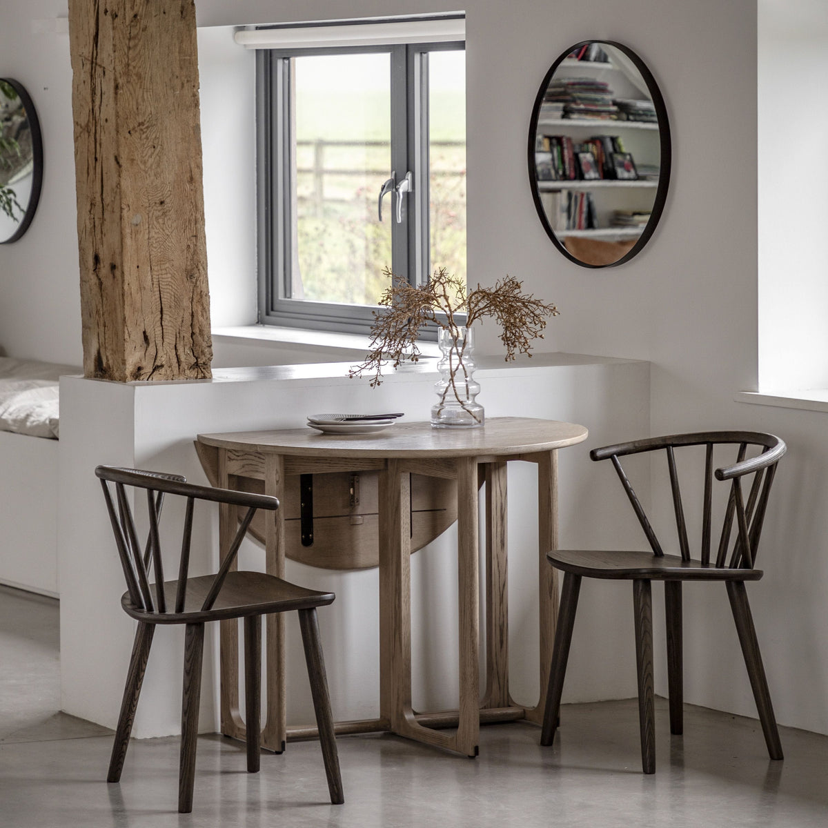 Craft Folding Dining Table Smoked.