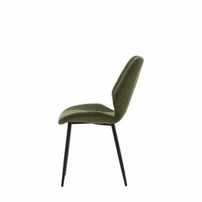 Bodhi Dining Cutmere Dining Chair 2pk - Bottle Green House of Isabella UK