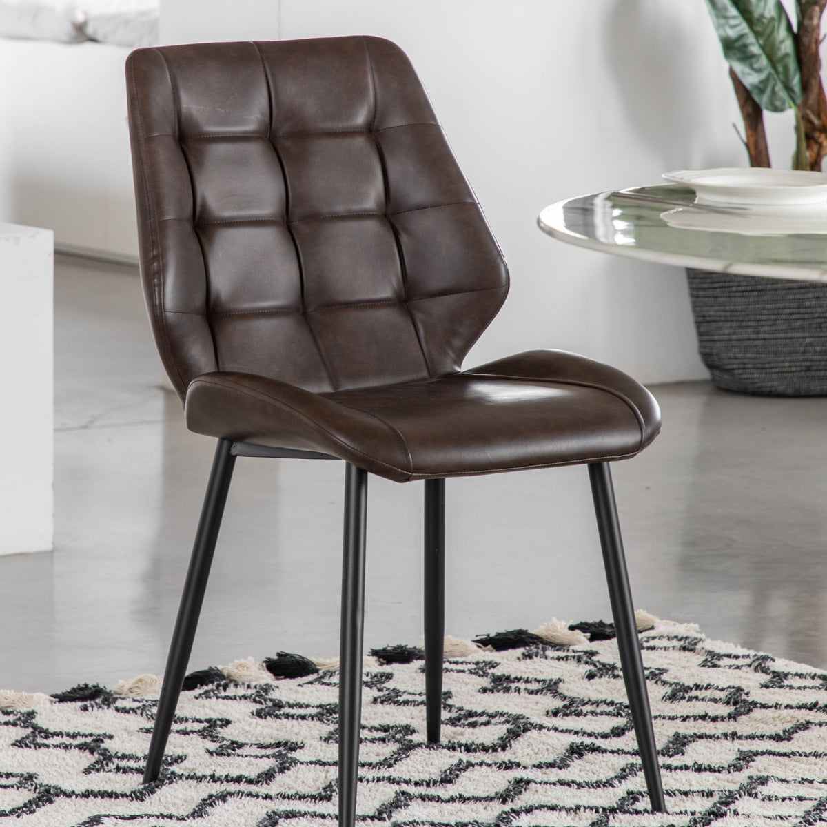 Cutmere Dining Chair 2pk - Brown.