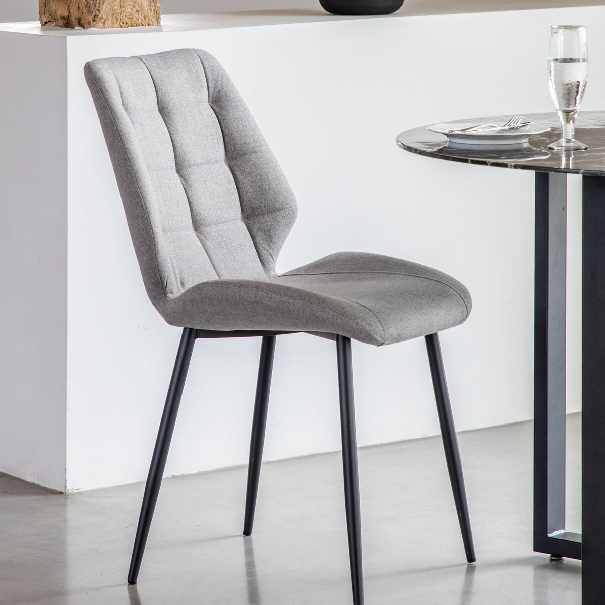 Cutmere Dining Chair 2pk - Light Grey.