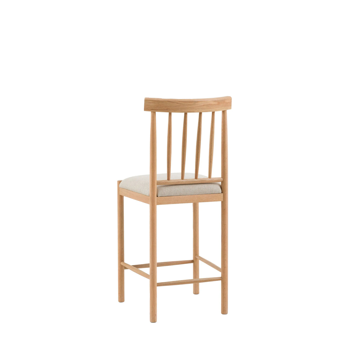 Bodhi Dining Eton Upholstered Bar Stool Natural 2pk House of Isabella UK