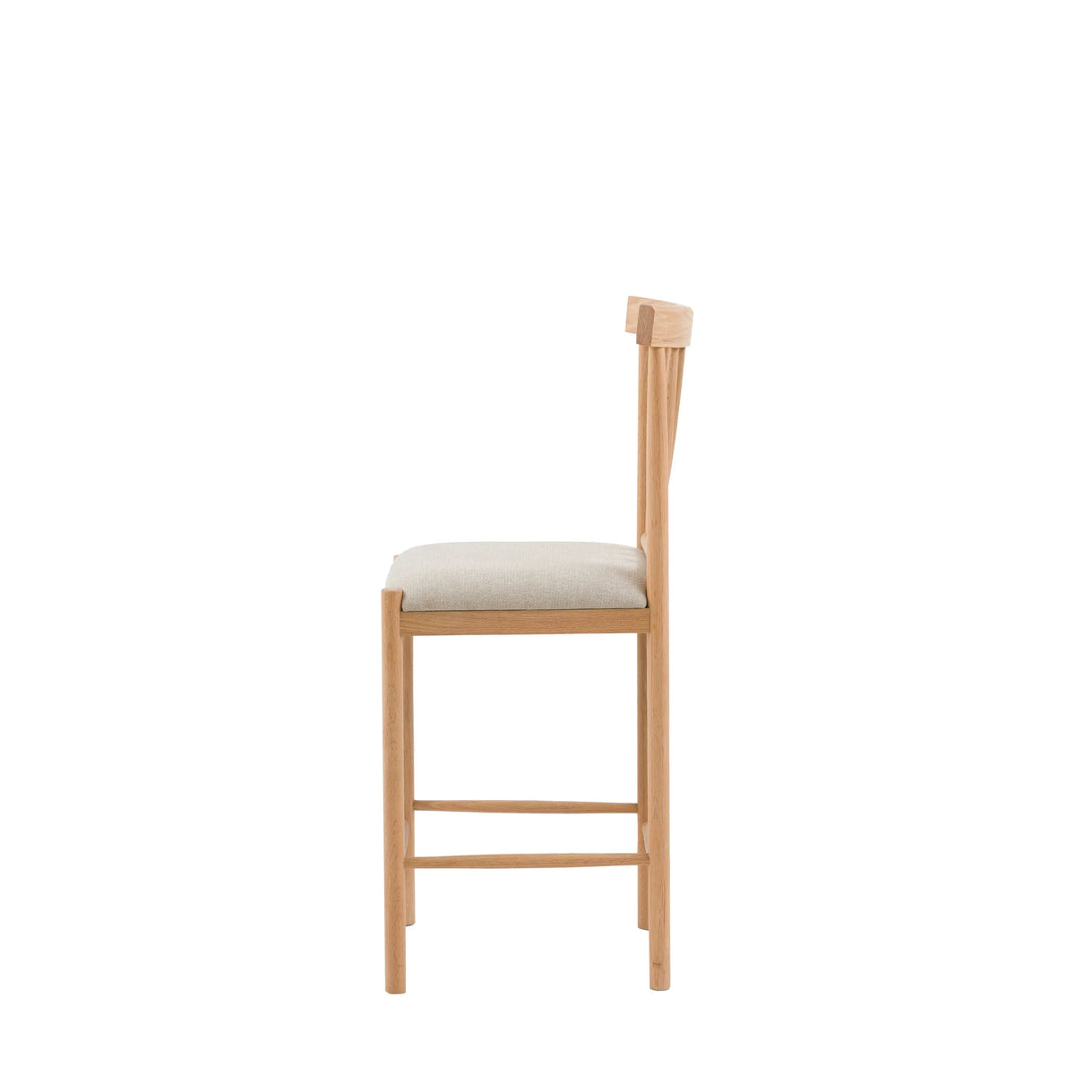 Bodhi Dining Eton Upholstered Bar Stool Natural 2pk House of Isabella UK
