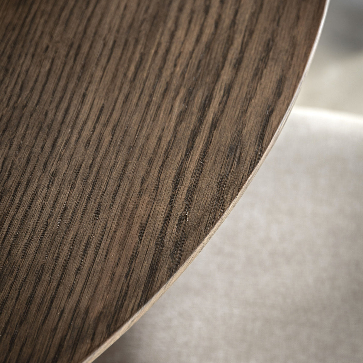 Hatfield Round Dining Table Smoked.