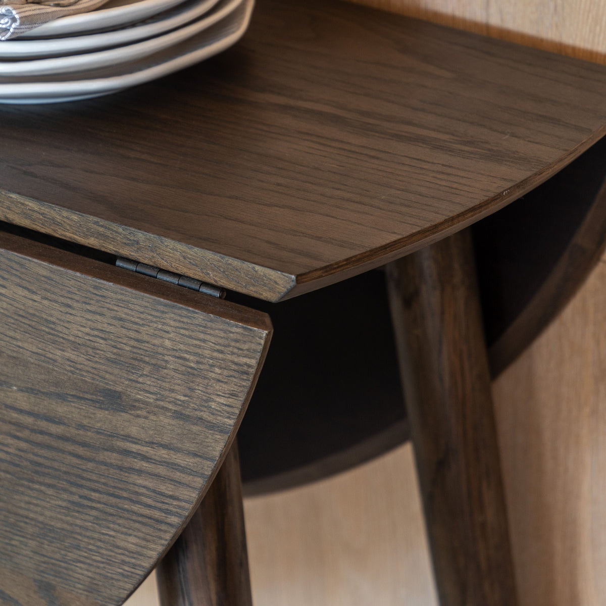 Bodhi Dining Hatter Folding Dining Table Smoked House of Isabella UK