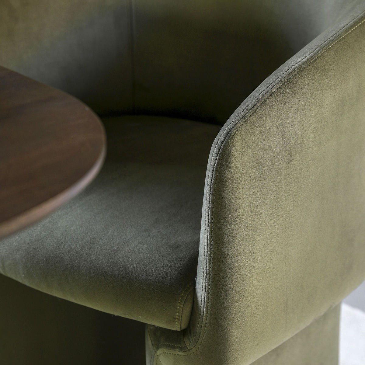 Holm Dining Chair Moss Green.