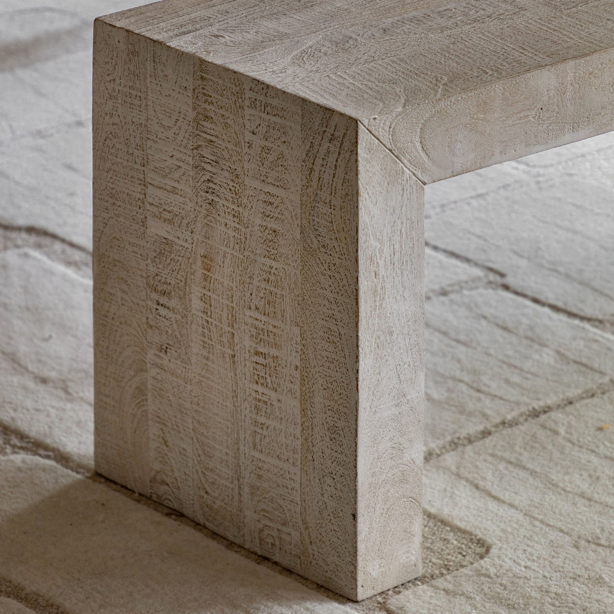 Bodhi Dining Iowa Dining Bench Whitewash House of Isabella UK