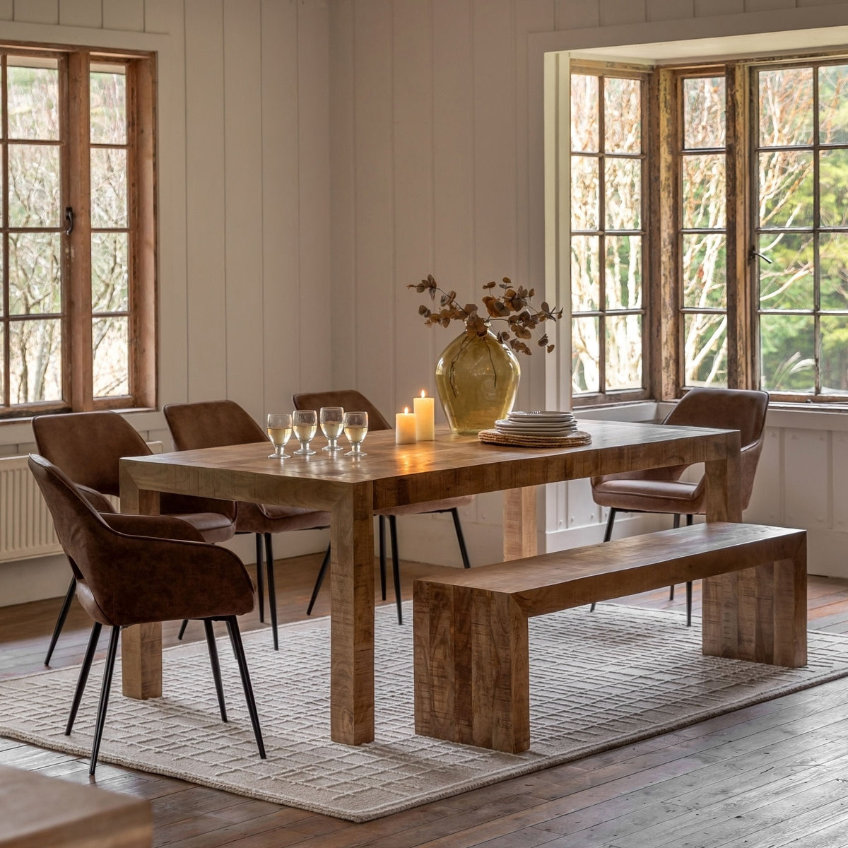 Bodhi Dining Iowa Dining Table Natural House of Isabella UK