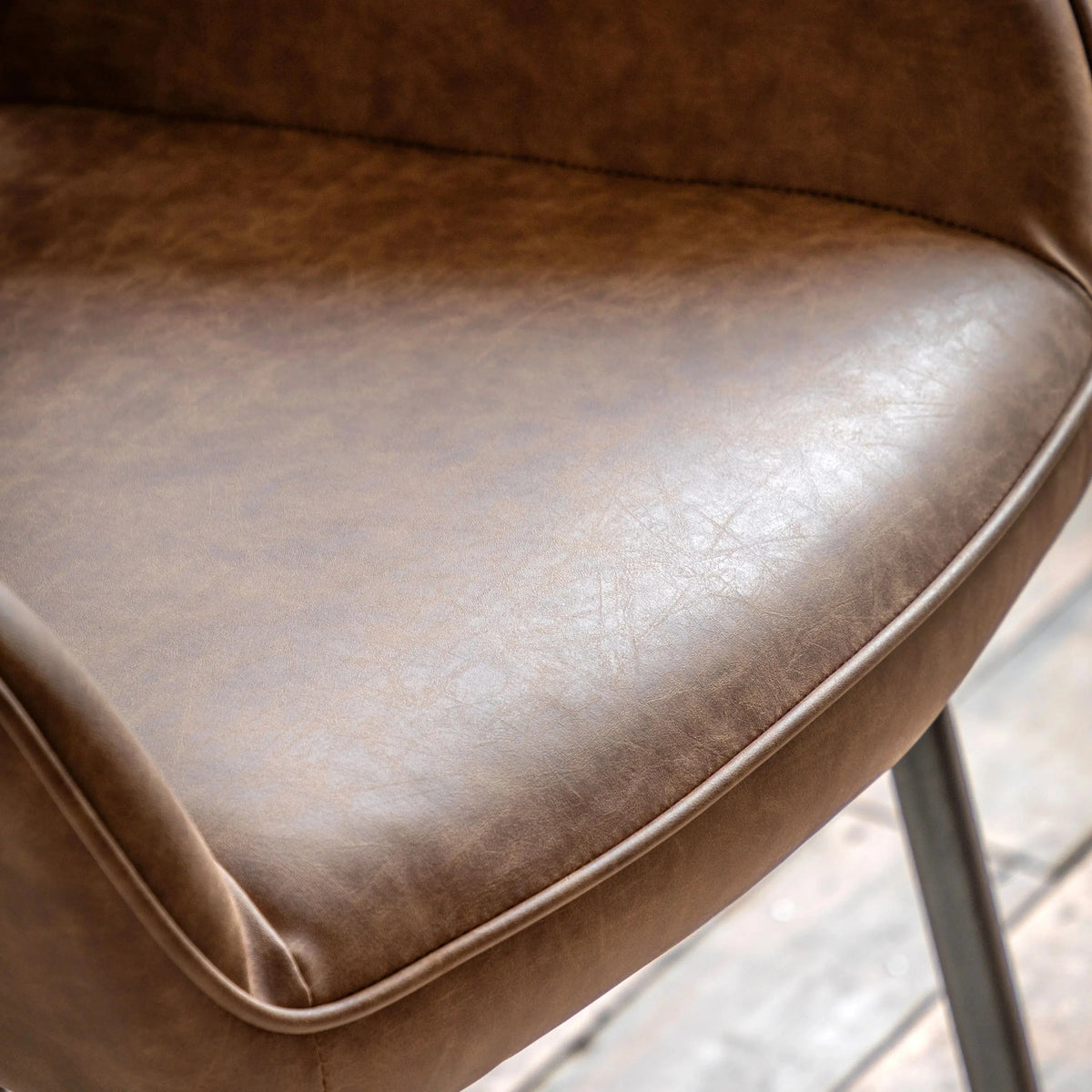 Bodhi Dining Ivorra Dining Chair Brown 2pk House of Isabella UK