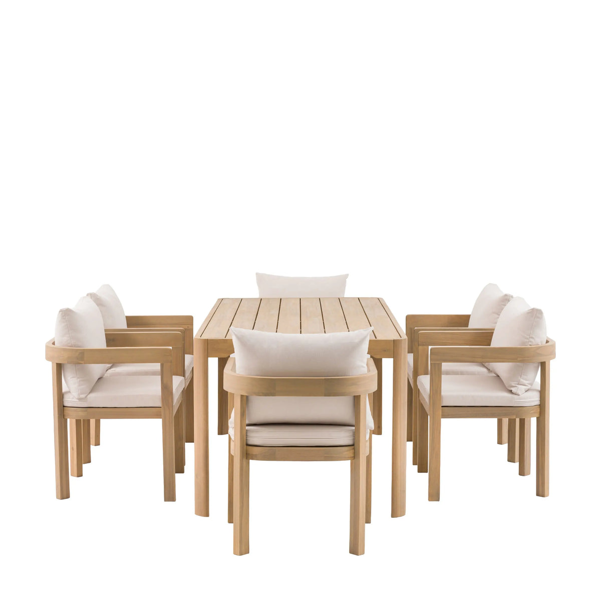 Bodhi Dining Madeira 6 Seater Dining Set House of Isabella UK