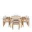 Bodhi Dining Madeira 6 Seater Dining Set House of Isabella UK