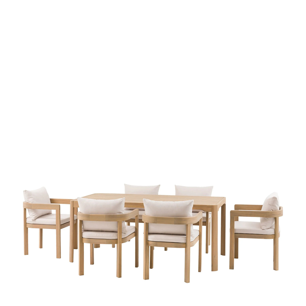 Bodhi Dining Madeira 6 Seater Dining Set House of Isabella UK