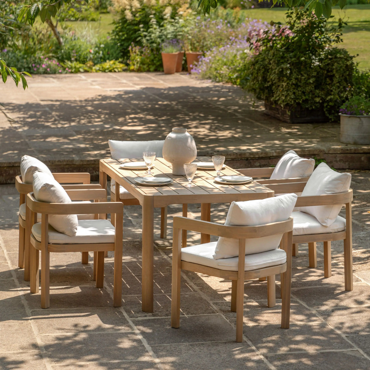 Bodhi Dining Madeira 6 Seater Dining Set House of Isabella UK