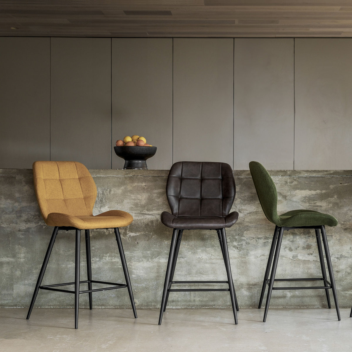 Manford Stool Saffron 2pk.