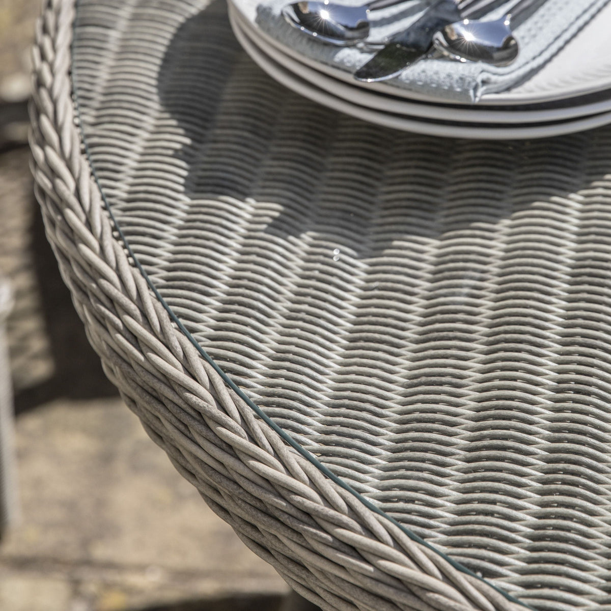 Menton 6 Seater Round Dining Set.