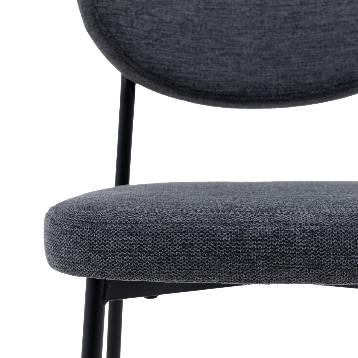 Bodhi Dining Moto Stool Charcoal 2pk House of Isabella UK