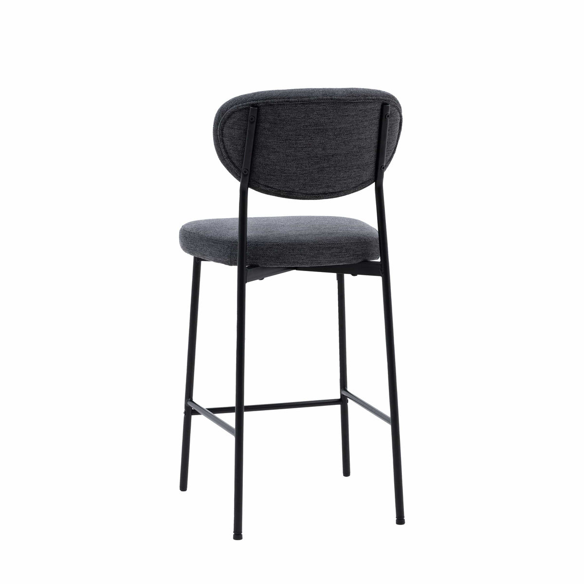 Bodhi Dining Moto Stool Charcoal 2pk House of Isabella UK