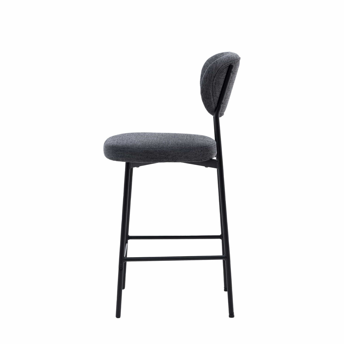 Bodhi Dining Moto Stool Charcoal 2pk House of Isabella UK