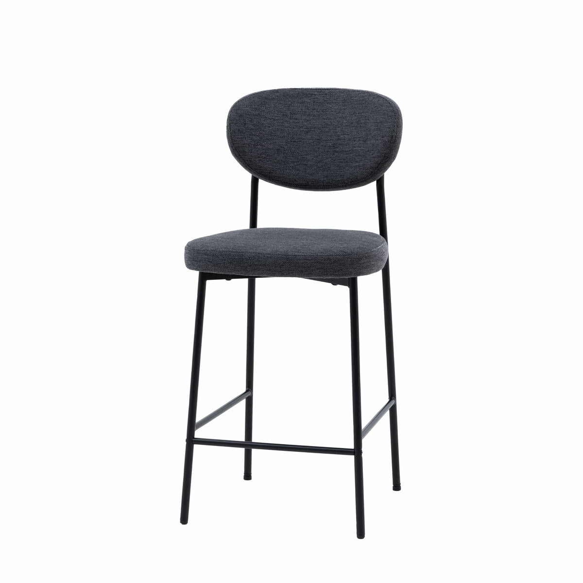 Bodhi Dining Moto Stool Charcoal 2pk House of Isabella UK