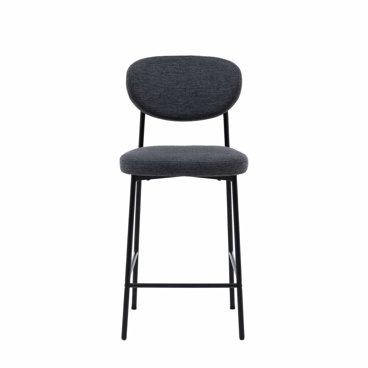 Bodhi Dining Moto Stool Charcoal 2pk House of Isabella UK