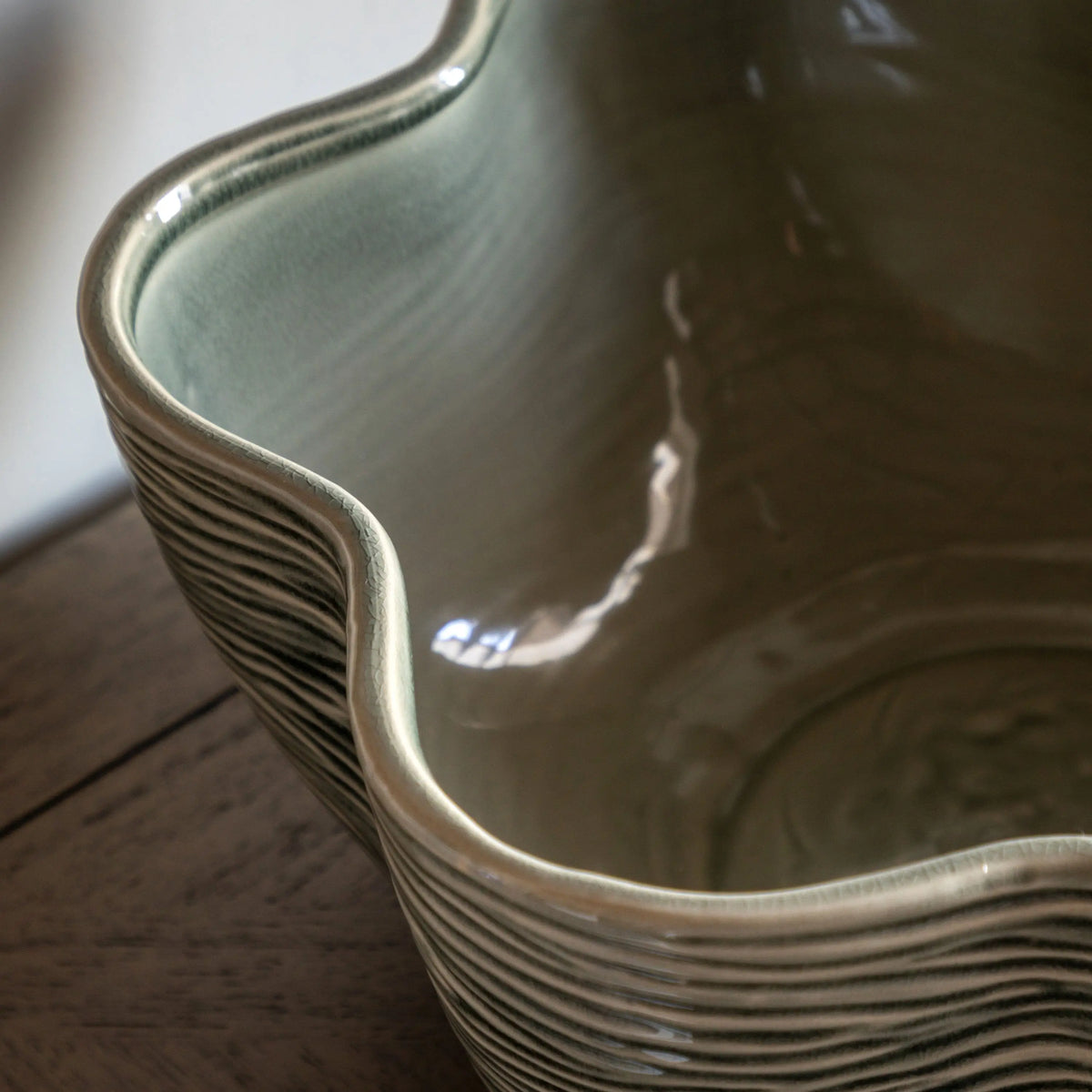 Bodhi Dining Murla Bowl Fennel Green House of Isabella UK