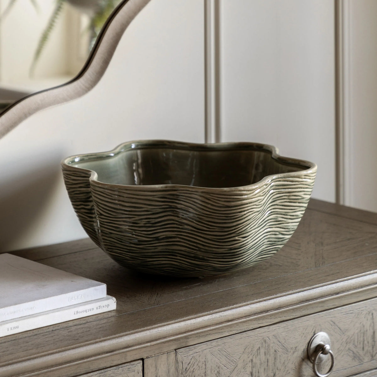 Bodhi Dining Murla Bowl Fennel Green House of Isabella UK