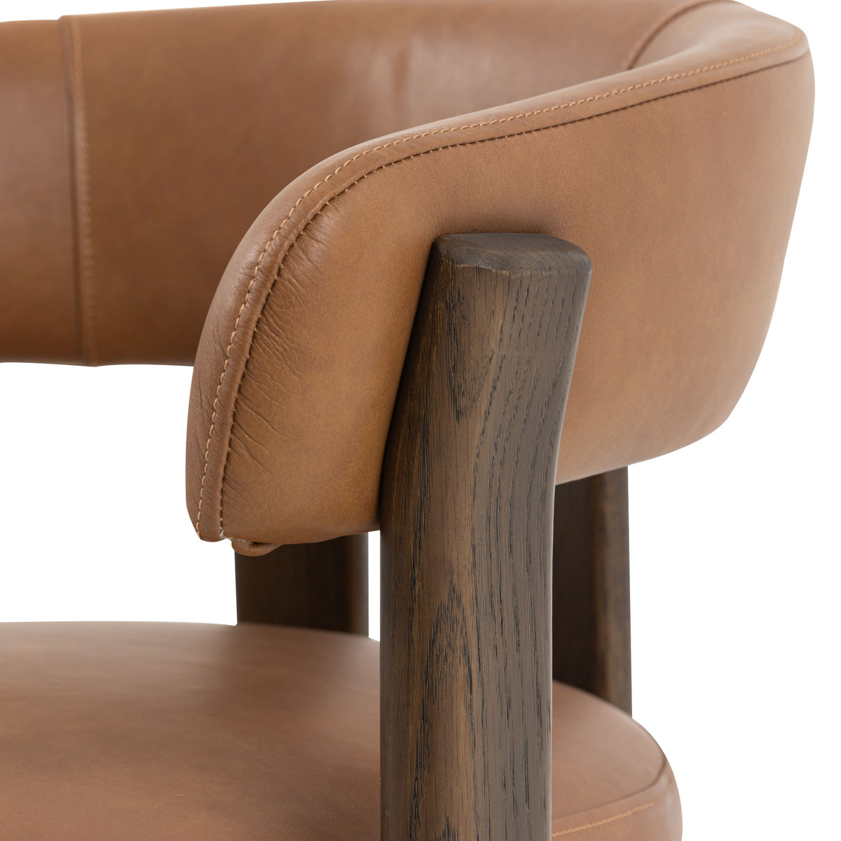 Bodhi Dining Onda Dining Chair Brown Leather House of Isabella UK