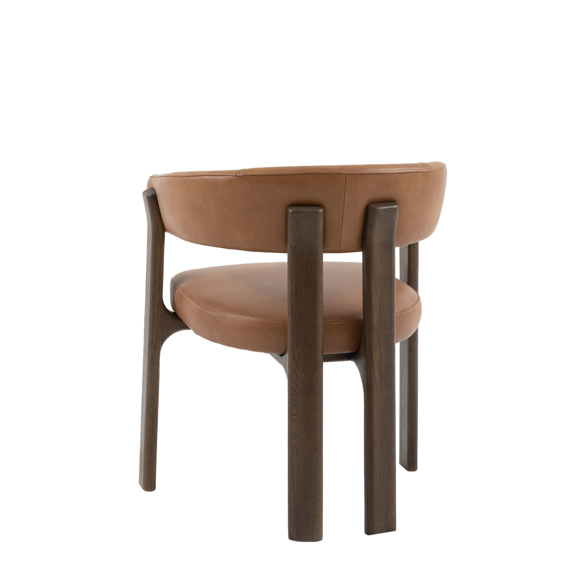 Bodhi Dining Onda Dining Chair Brown Leather House of Isabella UK