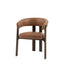Bodhi Dining Onda Dining Chair Brown Leather House of Isabella UK