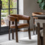 Bodhi Dining Onda Dining Chair Brown Leather House of Isabella UK