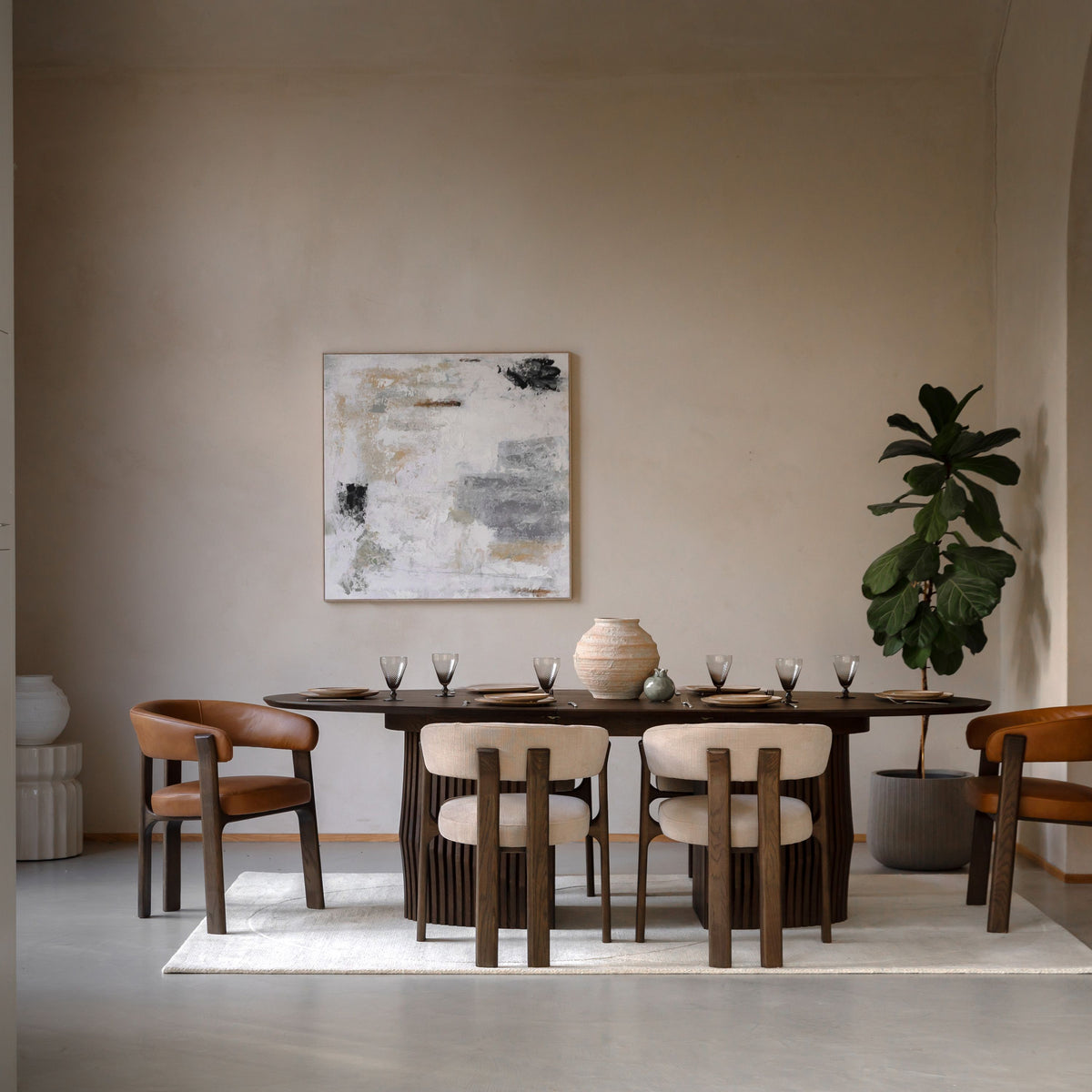 Bodhi Dining Onda Extending Dining Table House of Isabella UK