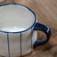 Bodhi Dining Organic Stripe Mug Blue 4pk House of Isabella UK