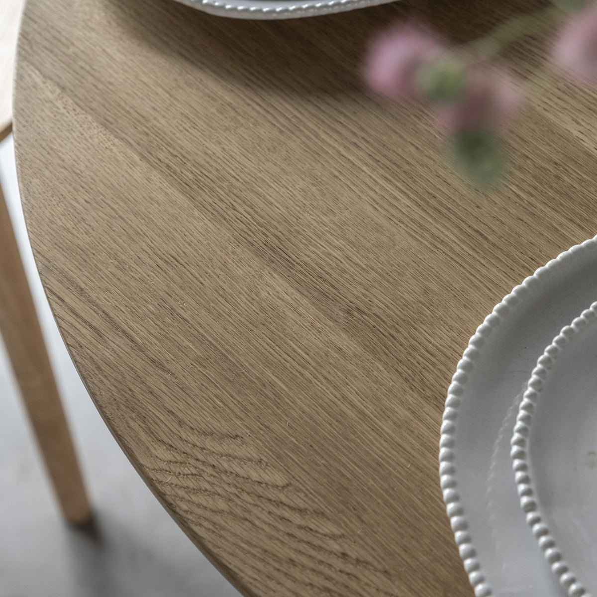 Payton Folding Dining Table Natural 1000x750x1000mm.