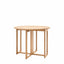 Payton Folding Dining Table Natural 1000x750x1000mm.