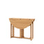 Payton Folding Dining Table Natural 1000x750x1000mm.