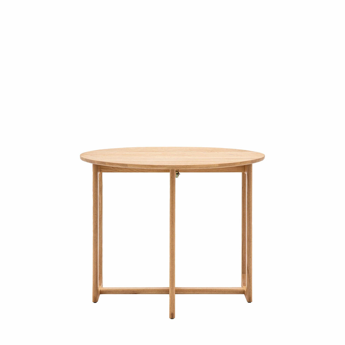 Payton Folding Dining Table Natural 1000x750x1000mm.