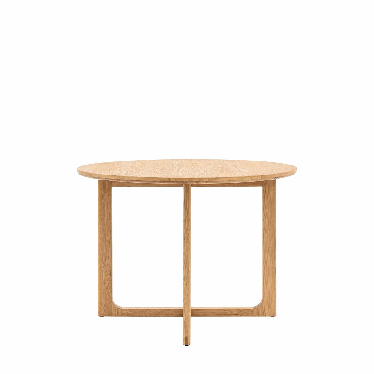 Payton Round Dining Table Natural 1100x1100x750mm.