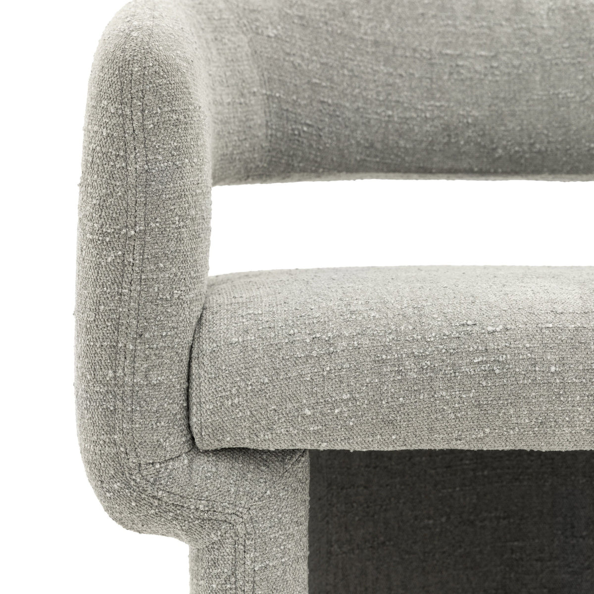 Bodhi Dining Poole Dining Chair Grey Boucle House of Isabella UK
